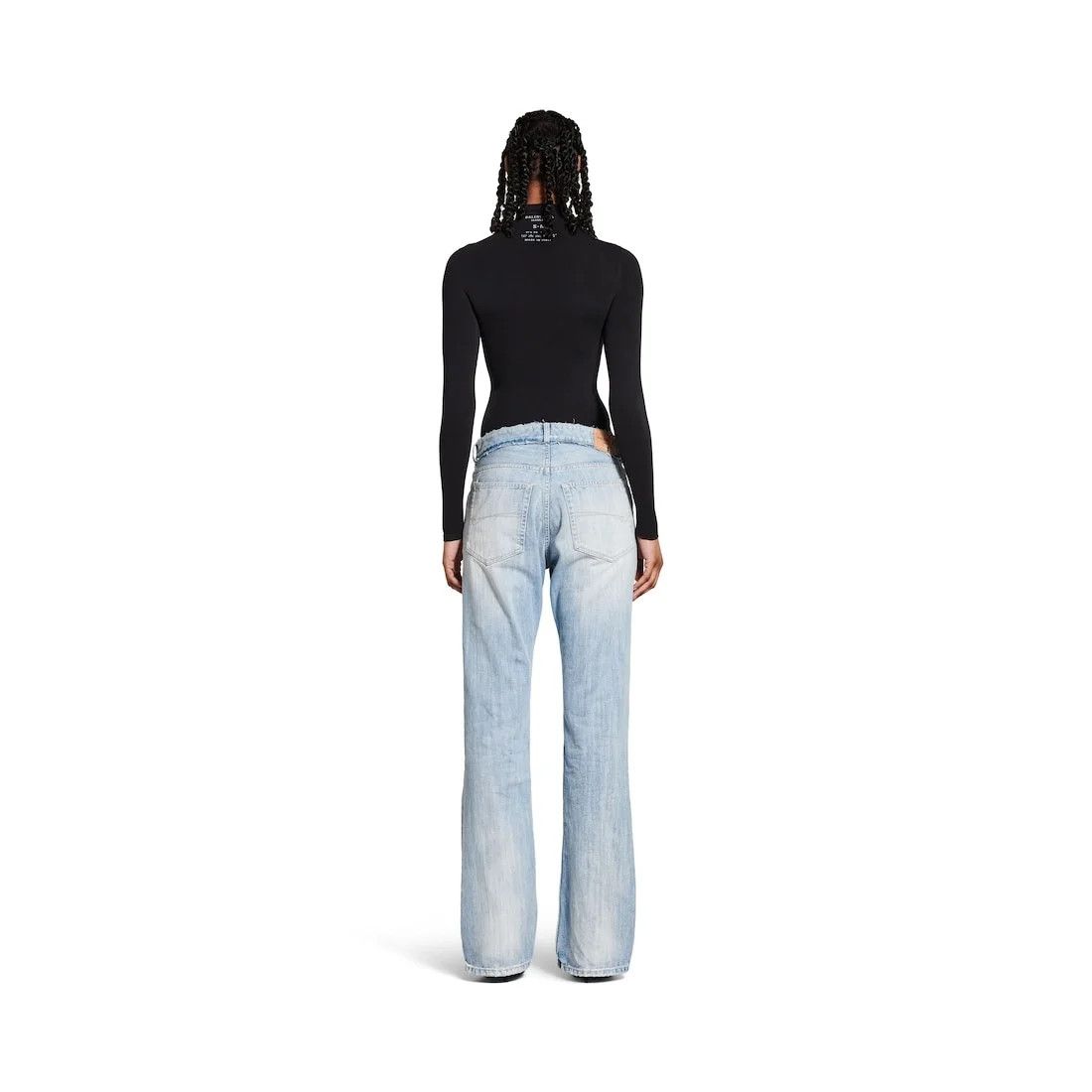Balenciaga low waist pants in light blue Size US 28 / EU 44 - 6 Thumbnail
