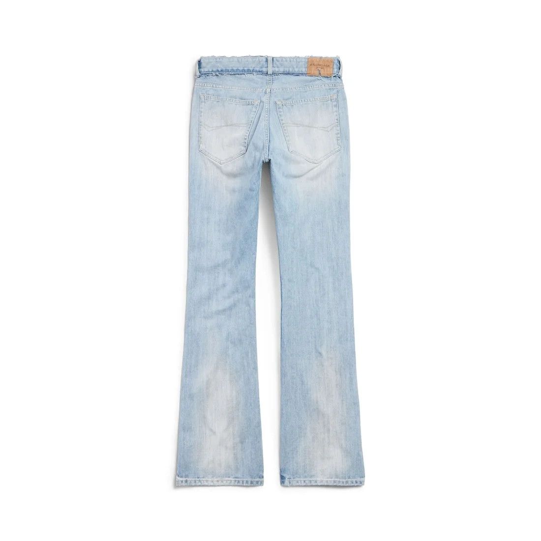Balenciaga low waist pants in light blue Size US 33 - 2 Thumbnail