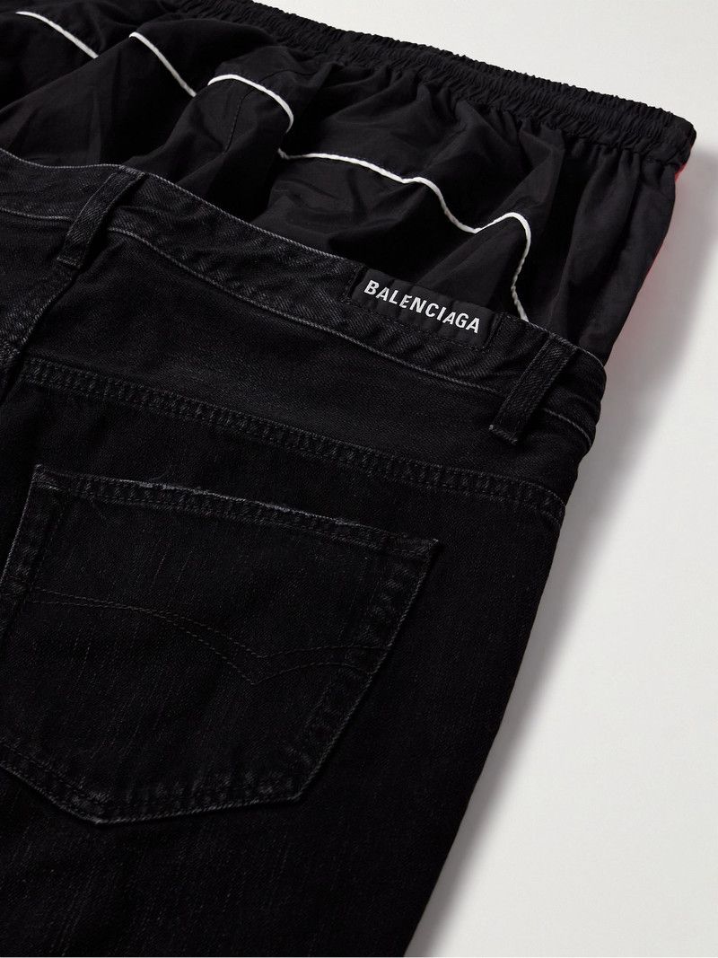 Balenciaga layered flared jeans black Size US 29 - 5 Thumbnail