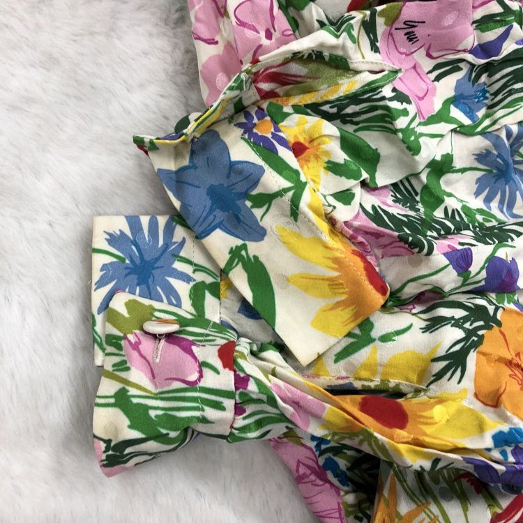 Gucci Gucci Floral Silk Blouse Size 40 Size S / US 4 / IT 40 - 6 Thumbnail