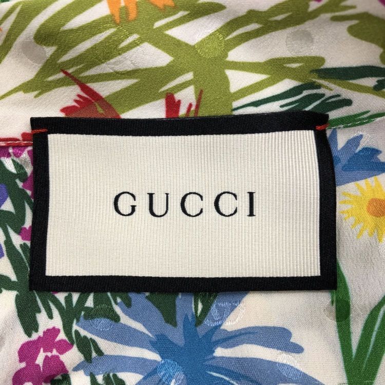 Gucci Gucci Floral Silk Blouse Size 40 Size S / US 4 / IT 40 - 3 Thumbnail