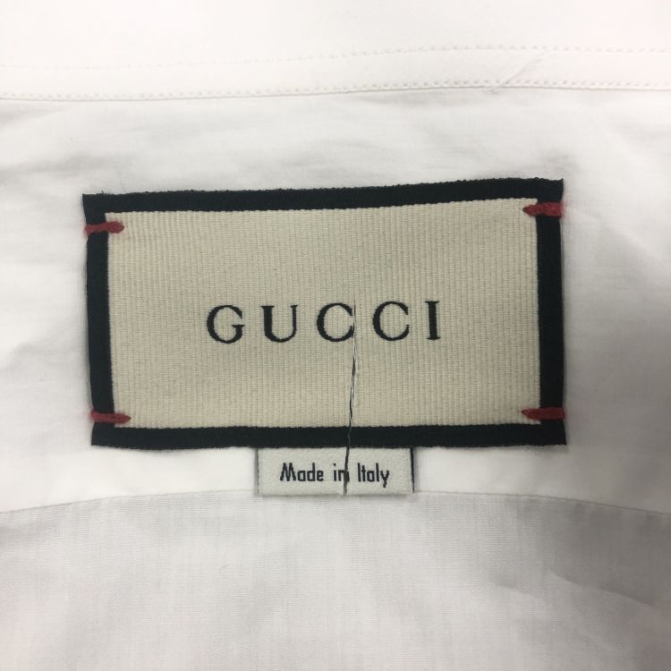 Gucci Gucci Formal Cotton Button Up Shirt Size M Size US M / EU 48-50 / 2 - 3 Thumbnail
