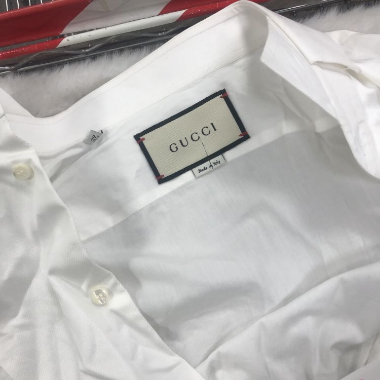 Gucci Gucci Formal Cotton Button Up Shirt Size M Size US M / EU 48-50 / 2 - 6 Thumbnail