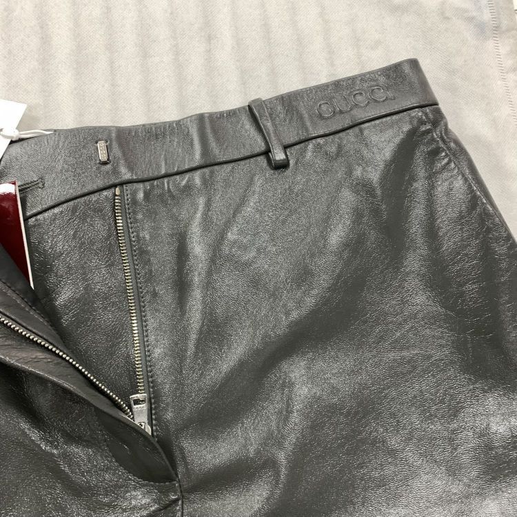 Gucci Gucci Leather Shorts Size 40 Size 27" / US 4 / IT 40 - 9 Thumbnail