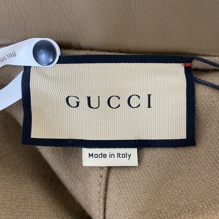 Gucci Gucci Wool Leather Collar Cape Size 40 Size S / US 4 / IT 40 - 3 Thumbnail