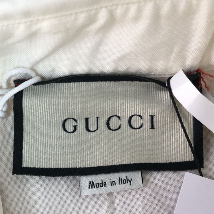 Gucci Gucci Ram Head Embroidered Button Up Shirt Size M Size US XXS / EU 40 - 3 Thumbnail