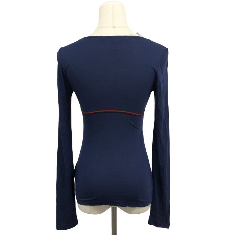 Gucci Gucci Web Detail Long Sleeve Top Size XS Size XS / US 0-2 / IT 36-38 - 2 Thumbnail