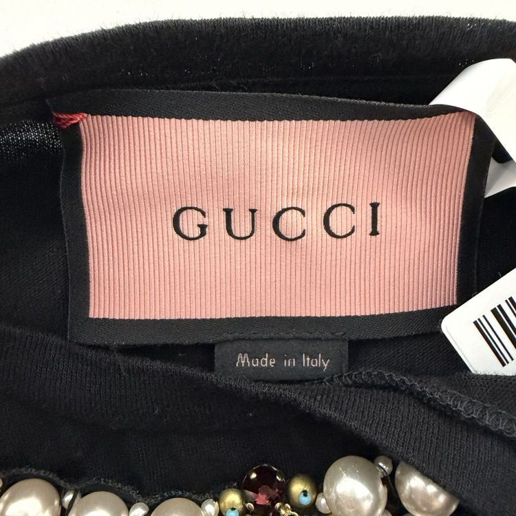 Gucci Gucci Pearl Logo T-Shirt Size XS Size XS / US 0-2 / IT 36-38 - 3 Thumbnail
