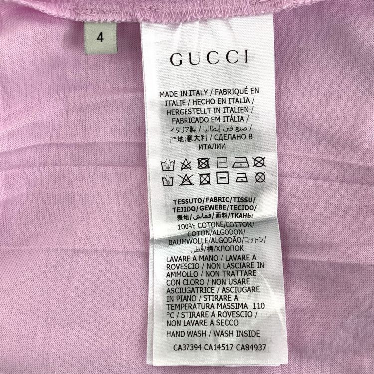 Gucci Gucci Panther Print Pink T-Shirt Size 4 Size XXS / US 00 / IT 34 - 3 Thumbnail
