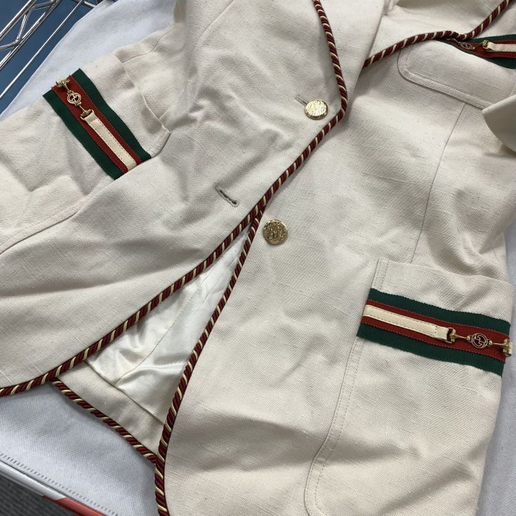Gucci Gucci Horsebit Web Detail Blazer Size 36 Size XS / US 0-2 / IT 36-38 - 10 Thumbnail