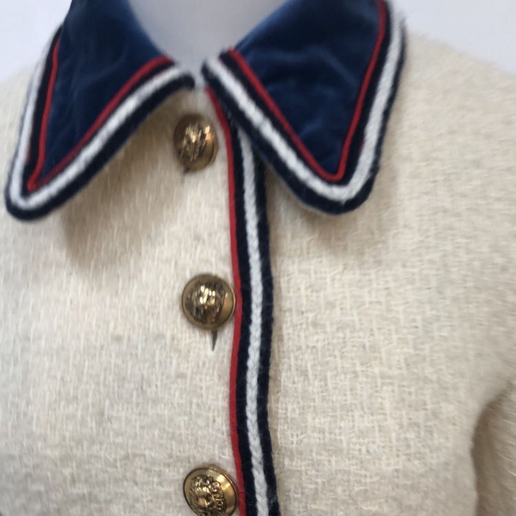 Gucci Gucci Tweed Wool Blend Coat Size 38 Size XS / US 0-2 / IT 36-38 - 7 Thumbnail
