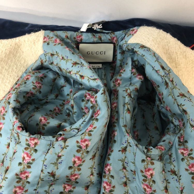 Gucci Gucci Tweed Wool Blend Coat Size 38 Size XS / US 0-2 / IT 36-38 - 10 Thumbnail