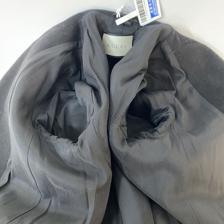 Gucci Gucci Black Wool Coat Size 38 Size XS / US 0-2 / IT 36-38 - 9 Thumbnail