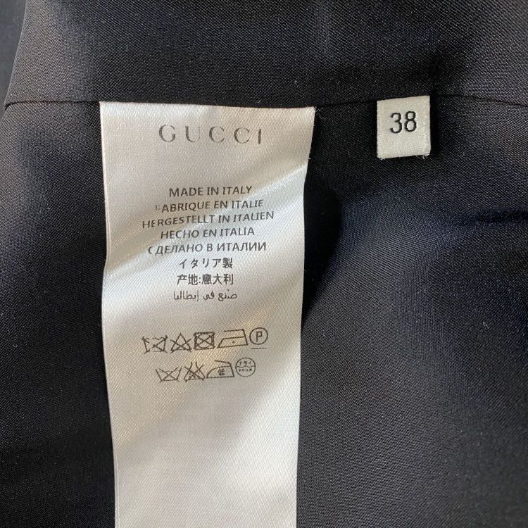 Gucci Gucci Black Wool Coat Size 38 Size XS / US 0-2 / IT 36-38 - 4 Thumbnail