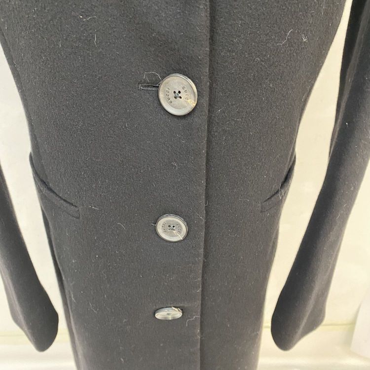 Gucci Gucci Black Wool Coat Size 38 Size XS / US 0-2 / IT 36-38 - 6 Thumbnail