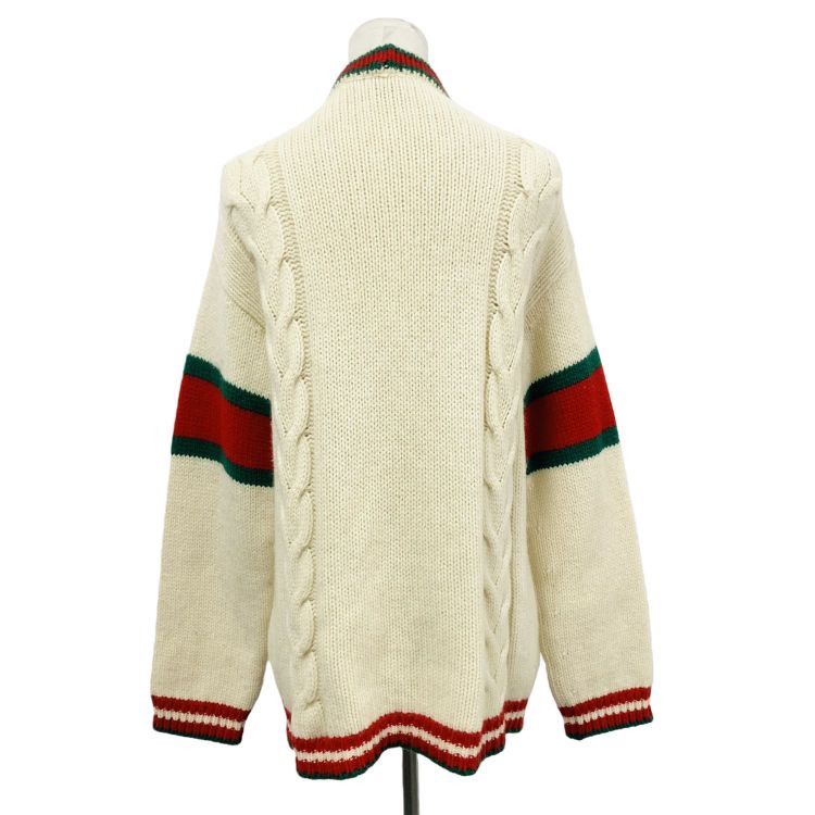 Gucci Gucci Cable Knit Cardigan Size L Size US L / EU 52-54 / 3 - 2 Thumbnail