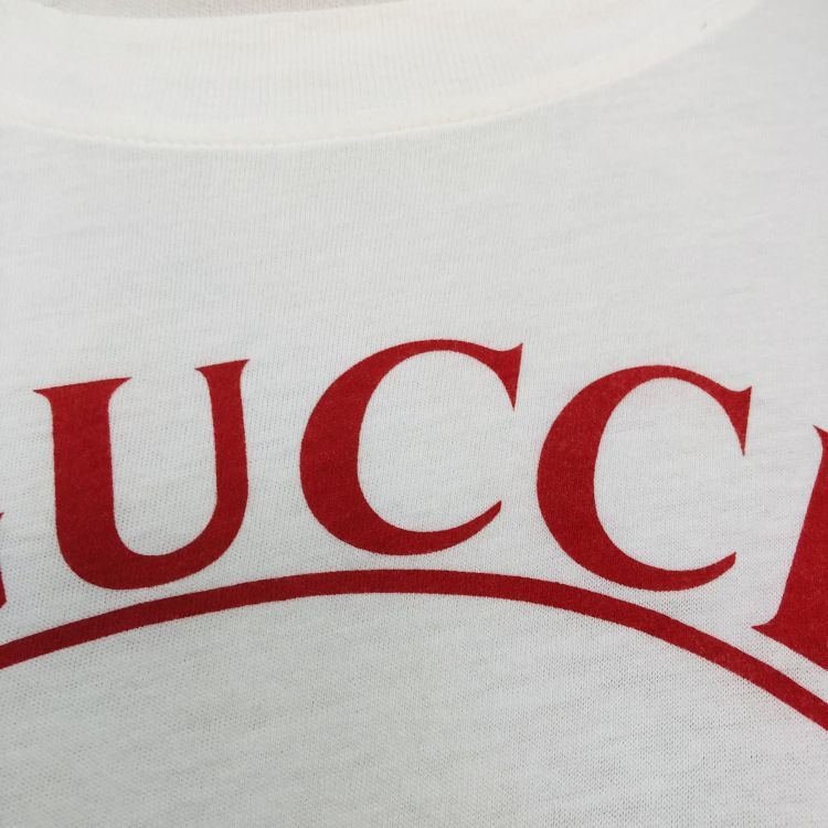 Gucci Gucci Red Logo T-Shirt Size XS Size US XS / EU 42 / 0 - 5 Thumbnail
