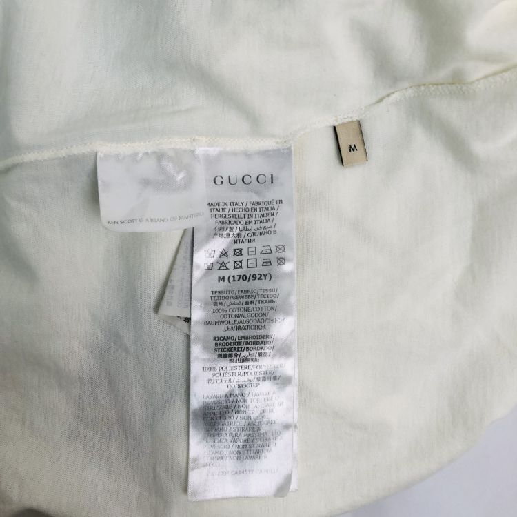 Gucci Gucci Ken Scott Pea Print T-Shirt Size M Size US M / EU 48-50 / 2 - 4 Thumbnail