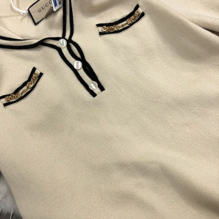 Gucci Gucci Chain Trim Knit Sweater Size M Size M / US 6-8 / IT 42-44 - 6 Thumbnail