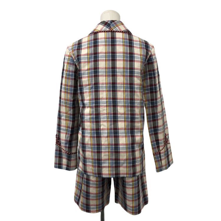 Gucci Gucci Plaid Blazer Short Set Size 0 Size XS / US 0-2 / IT 36-38 - 2 Thumbnail