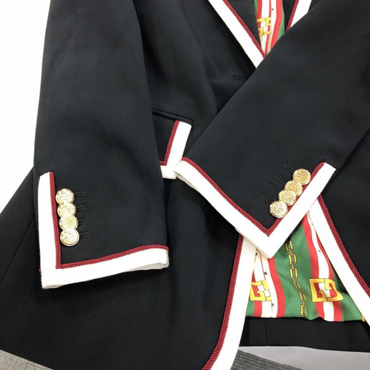 Gucci Gucci Contrast Trim Blazer Size 38 Size XS / US 0-2 / IT 36-38 - 8 Thumbnail