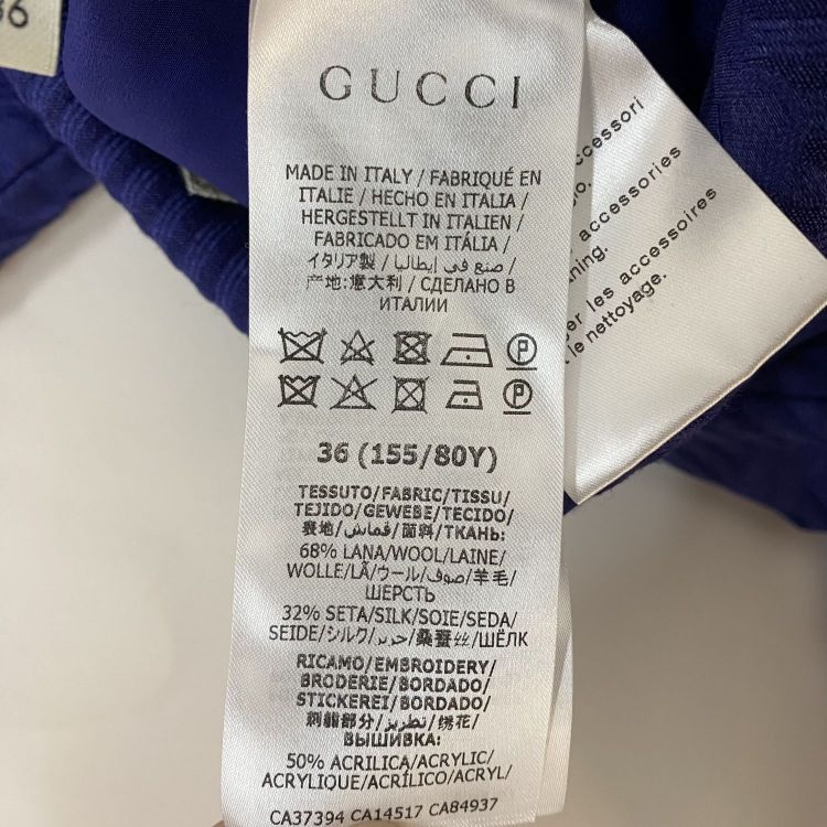 Gucci Gucci Purple Monogram Midi Dress Size 36 Size XS / US 0-2 / IT 36-38 - 5 Thumbnail