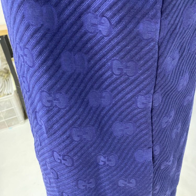 Gucci Gucci Purple Monogram Midi Dress Size 36 Size XS / US 0-2 / IT 36-38 - 8 Thumbnail