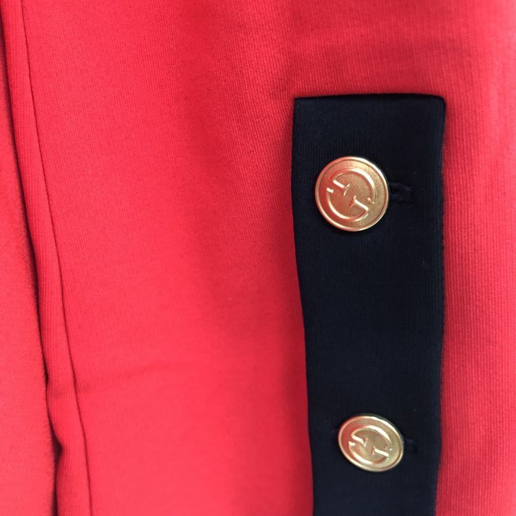 Gucci Gucci Colorblock Gold Button Dress Size XXXS Size XXS / US 00 / IT 34 - 7 Thumbnail