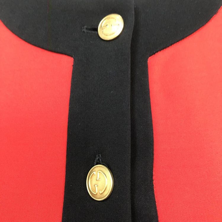Gucci Gucci Colorblock Gold Button Dress Size XXXS Size XXS / US 00 / IT 34 - 6 Thumbnail