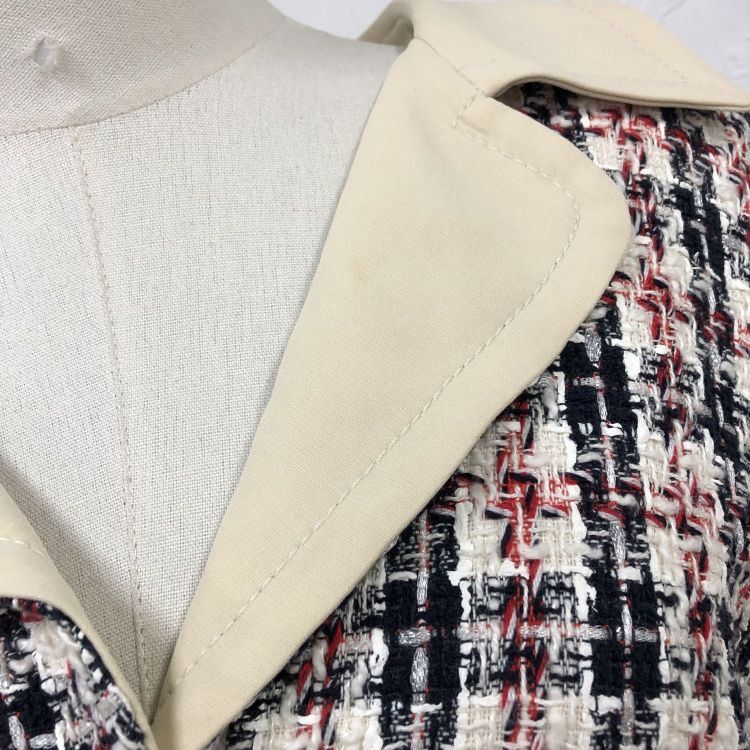 Gucci Gucci Tweed Check Midi Dress Size 40 Size S / US 4 / IT 40 - 10 Thumbnail