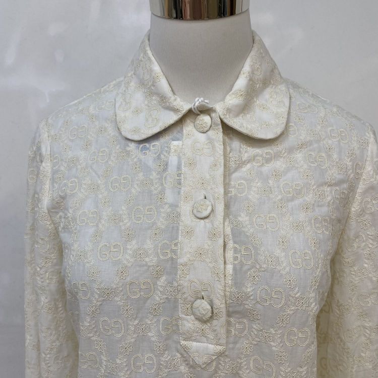 Gucci Gucci GG Embroidered Mini Dress Size 38 Size XS / US 0-2 / IT 36-38 - 5 Thumbnail