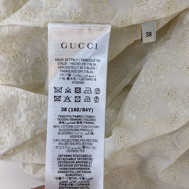 Gucci Gucci GG Embroidered Mini Dress Size 38 Size XS / US 0-2 / IT 36-38 - 4 Thumbnail