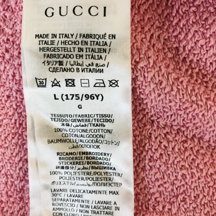 Gucci Gucci Pink Logo Sweatshirt Size US M / EU 48-50 / 2 - 3 Thumbnail