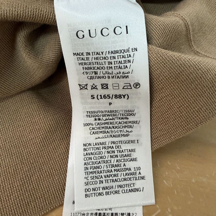 Gucci Gucci Button Shoulder Cashmere Sweater Size S Size S / US 4 / IT 40 - 5 Thumbnail