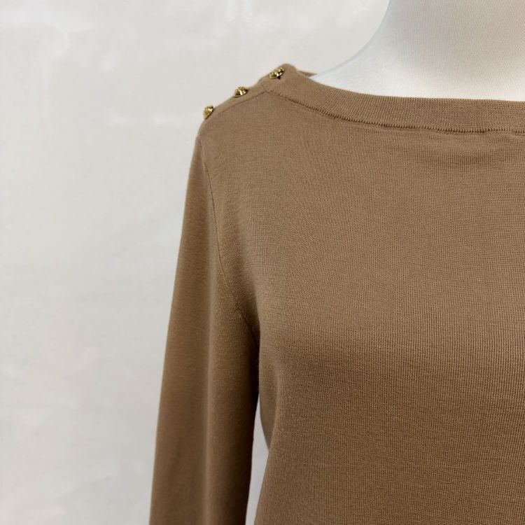 Gucci Gucci Button Shoulder Cashmere Sweater Size S Size S / US 4 / IT 40 - 8 Thumbnail