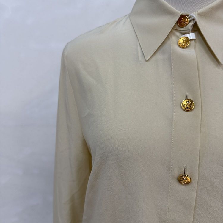 Gucci Gucci Silk Button Up Shirt Size 40 Size S / US 4 / IT 40 - 8 Thumbnail