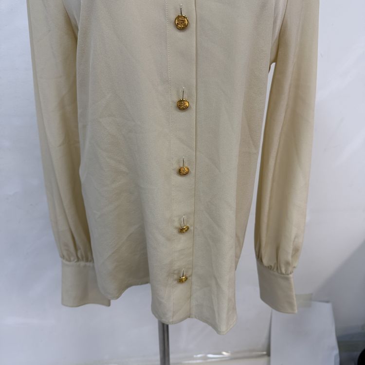 Gucci Gucci Silk Button Up Shirt Size 40 Size S / US 4 / IT 40 - 10 Thumbnail