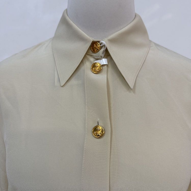 Gucci Gucci Silk Button Up Shirt Size 40 Size S / US 4 / IT 40 - 7 Thumbnail