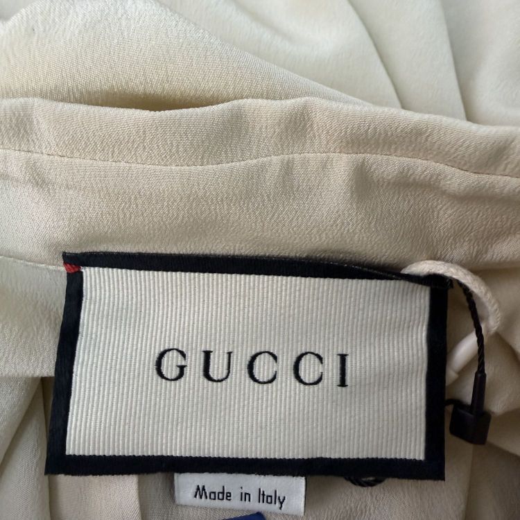Gucci Gucci Silk Button Up Shirt Size 40 Size S / US 4 / IT 40 - 3 Thumbnail