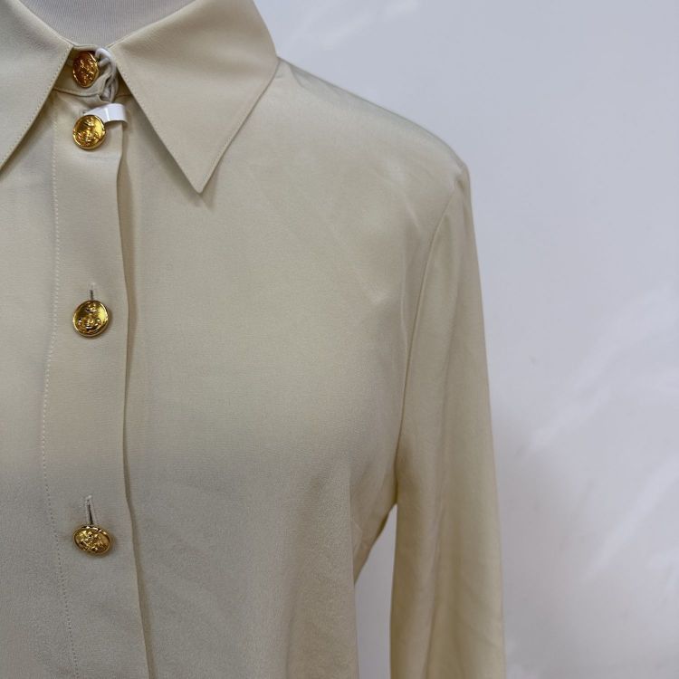 Gucci Gucci Silk Button Up Shirt Size 40 Size S / US 4 / IT 40 - 9 Thumbnail