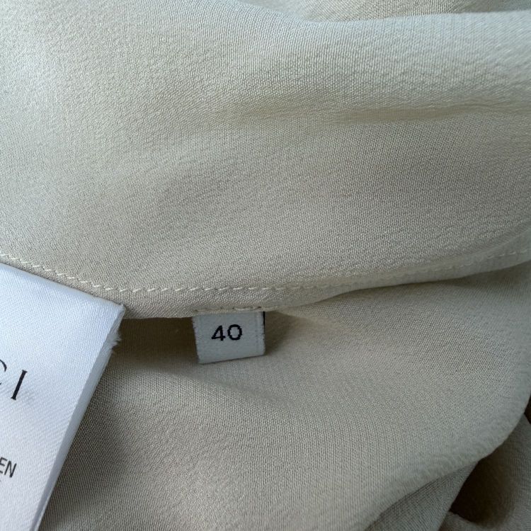 Gucci Gucci Silk Button Up Shirt Size 40 Size S / US 4 / IT 40 - 4 Thumbnail