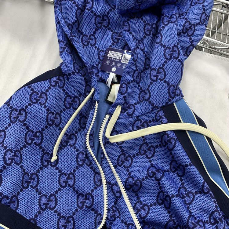 Gucci Gucci GG Monogram Hooded Zip Jacket Size M Size US M / EU 48-50 / 2 - 10 Thumbnail