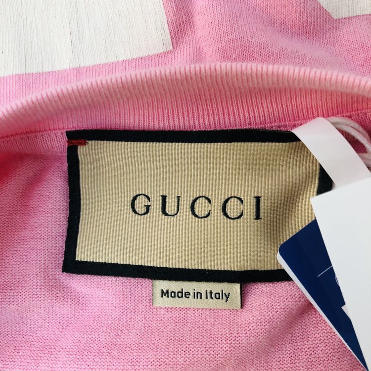 Gucci Gucci Pink Graphic T-Shirt L Size US L / EU 52-54 / 3 - 3 Thumbnail