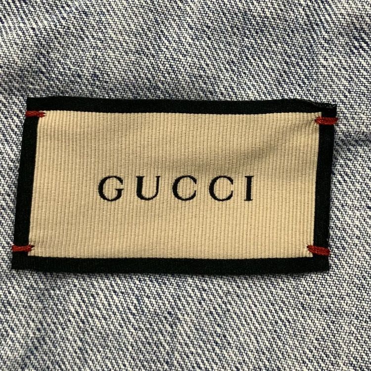 Gucci Gucci Cat Patch Denim Jacket Size S Size US S / EU 44-46 / 1 - 3 Thumbnail