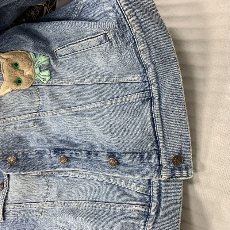 Gucci Gucci Cat Patch Denim Jacket Size S Size US S / EU 44-46 / 1 - 9 Thumbnail