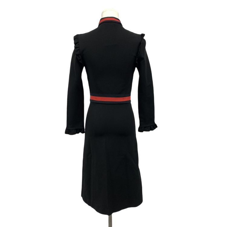 Gucci Gucci Ruffle Detail Midi Dress Size S Size S / US 4 / IT 40 - 2 Thumbnail