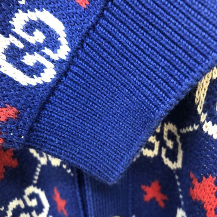 Gucci Gucci GG Star Knit Cardigan Size L Size US L / EU 52-54 / 3 - 6 Thumbnail