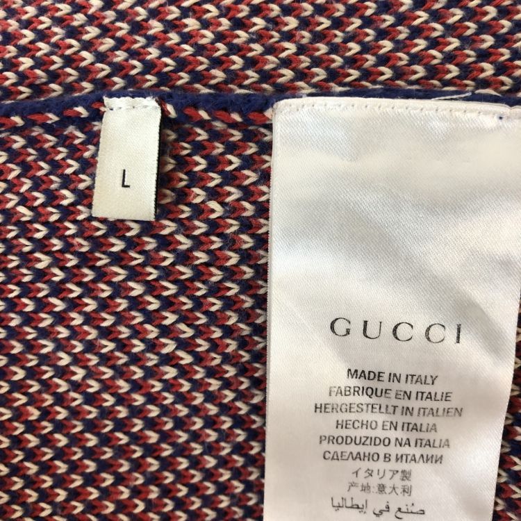 Gucci Gucci GG Star Knit Cardigan Size L Size US L / EU 52-54 / 3 - 3 Thumbnail