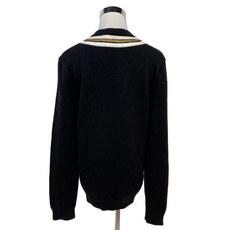 Gucci Gucci Bee Embroidered V-Neck Sweater Size S Size US S / EU 44-46 / 1 - 2 Thumbnail