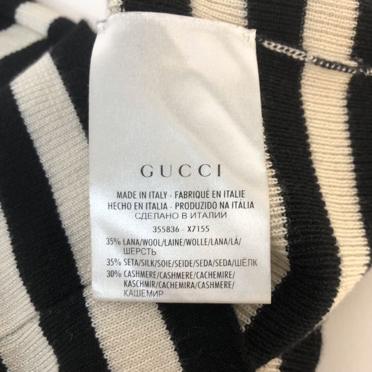Gucci Gucci Striped Cashmere Blend Sweater Size XS Size XS / US 0-2 / IT 36-38 - 4 Thumbnail